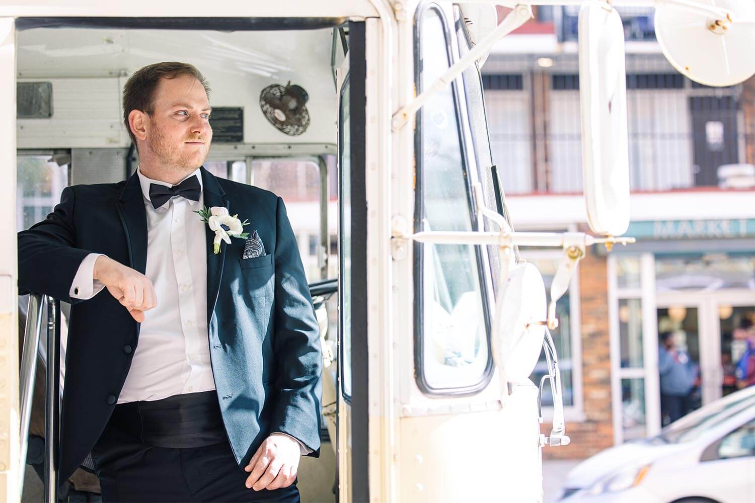 Downtown ceremony at the Francis Marion Hotel